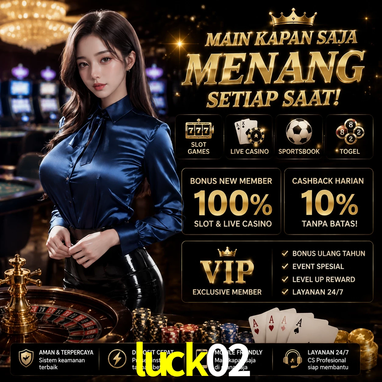Central de dúvidas rápidas sobre o app luck02