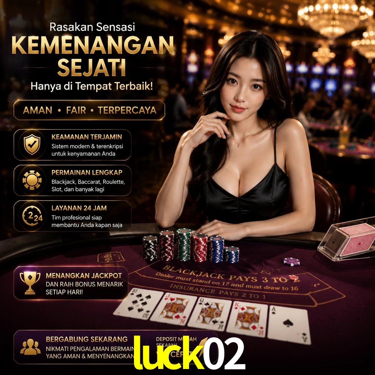 Bônus exclusivos membros VIP luck02